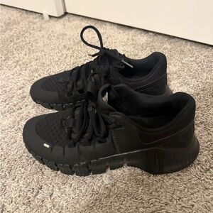 Nike All-Black metcon sneakers